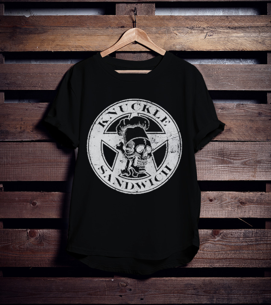 Guy Fieri Knuckle Sandwich Skull T-Shirt