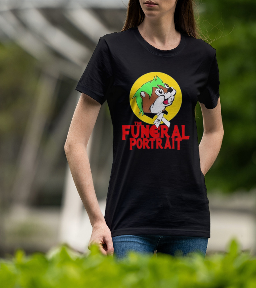 The Funeral Portrait Cartoon Mascot Circle T-Shirt