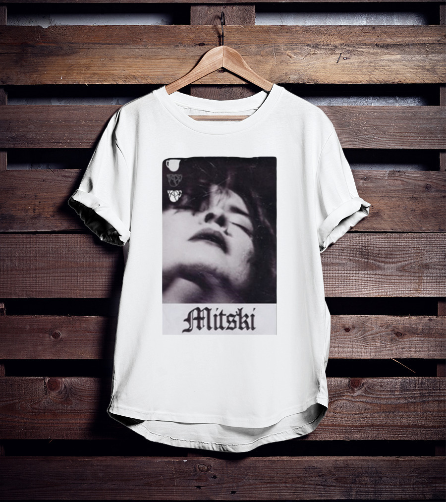 Mitski Gothic Black And White Portrait T-Shirt