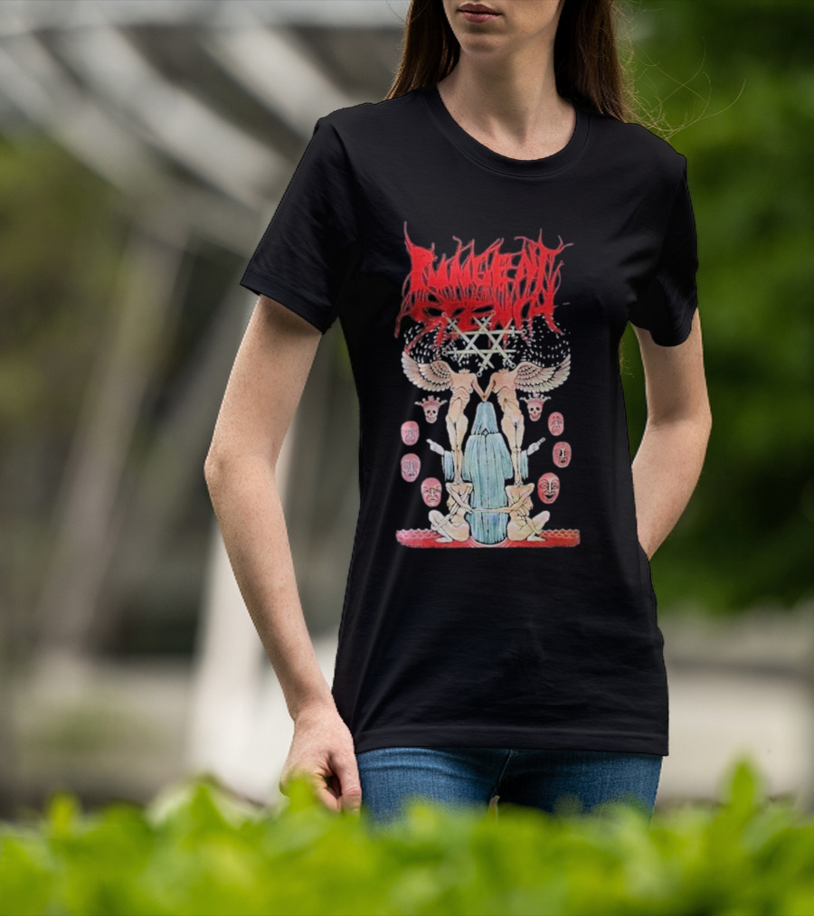 Pungent Stench Smut Kingdom Faces Angelic Figures And Mask Icons T-Shirt