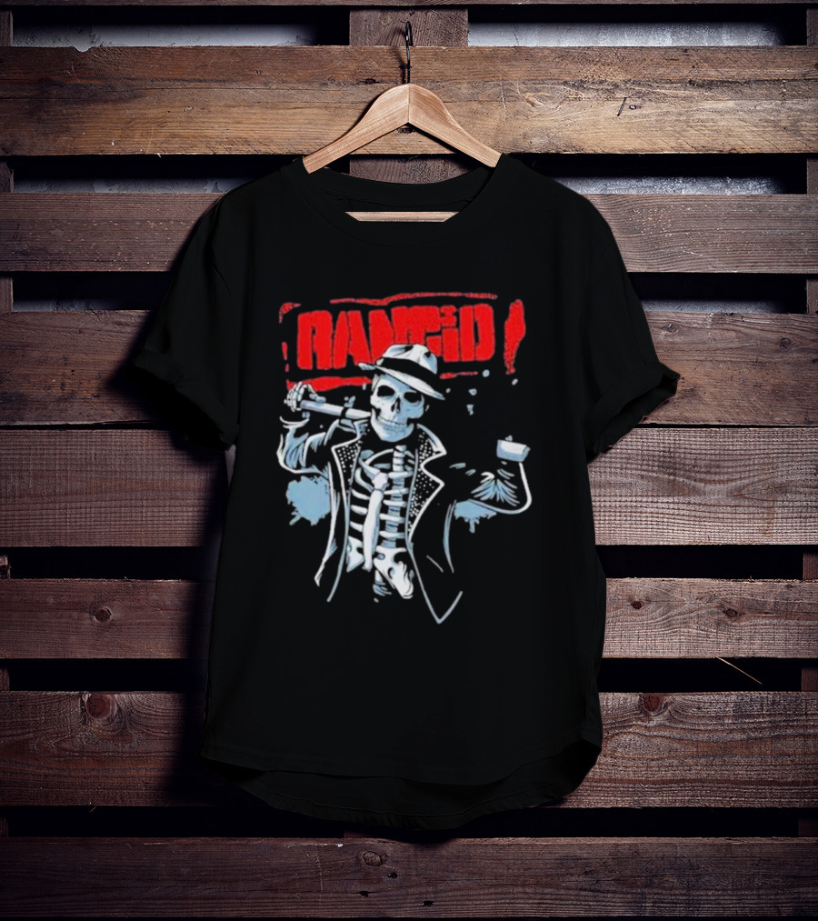 Rancid Bo Knows Skele Tim North America Tour T-Shirt