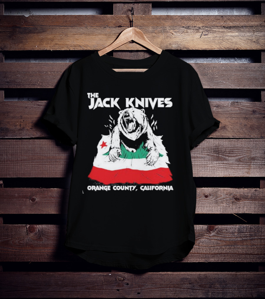 The Jack Knives Bear Orange County California T-Shirt