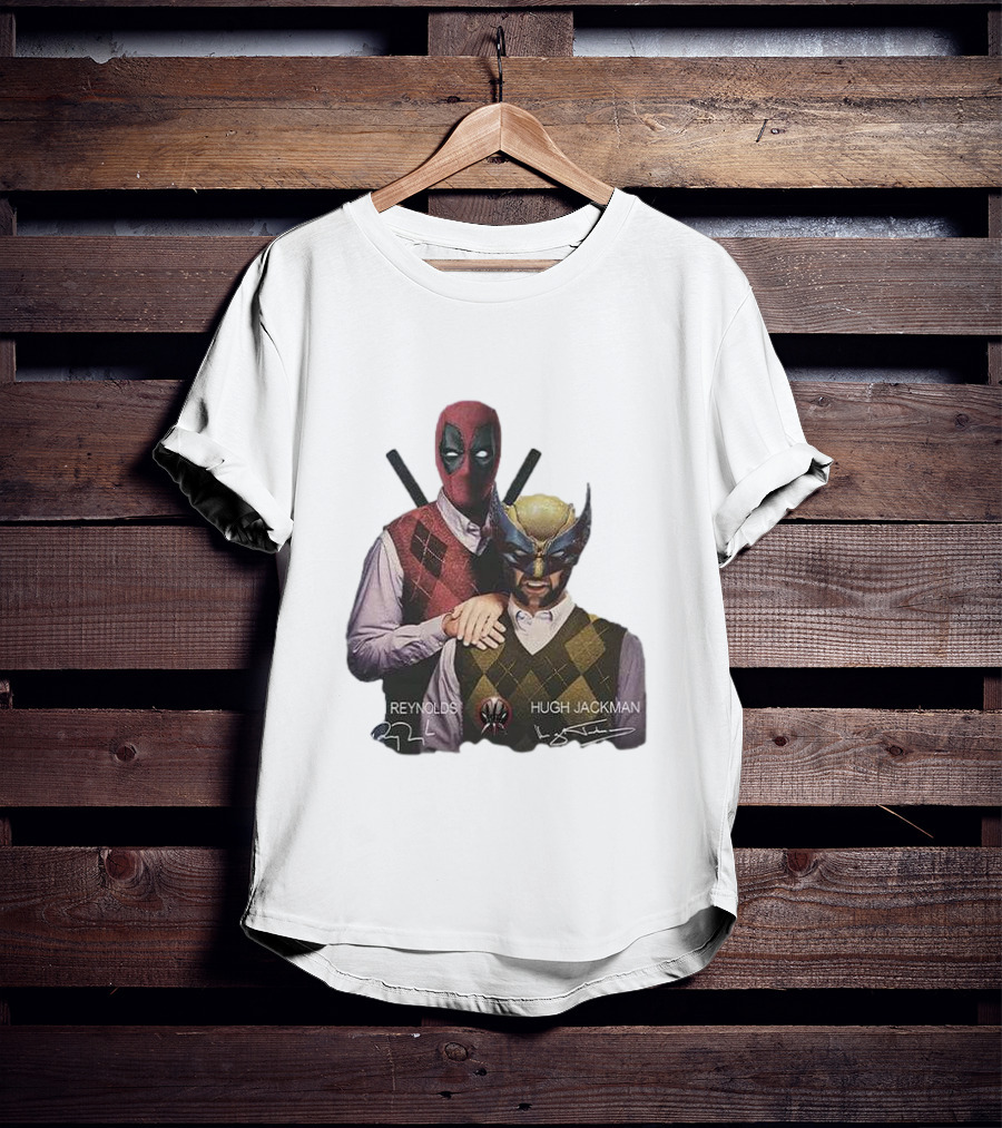Deadpool Wolverine Ryan Reynolds Hugh Jackman Step Brothers T-Shirt