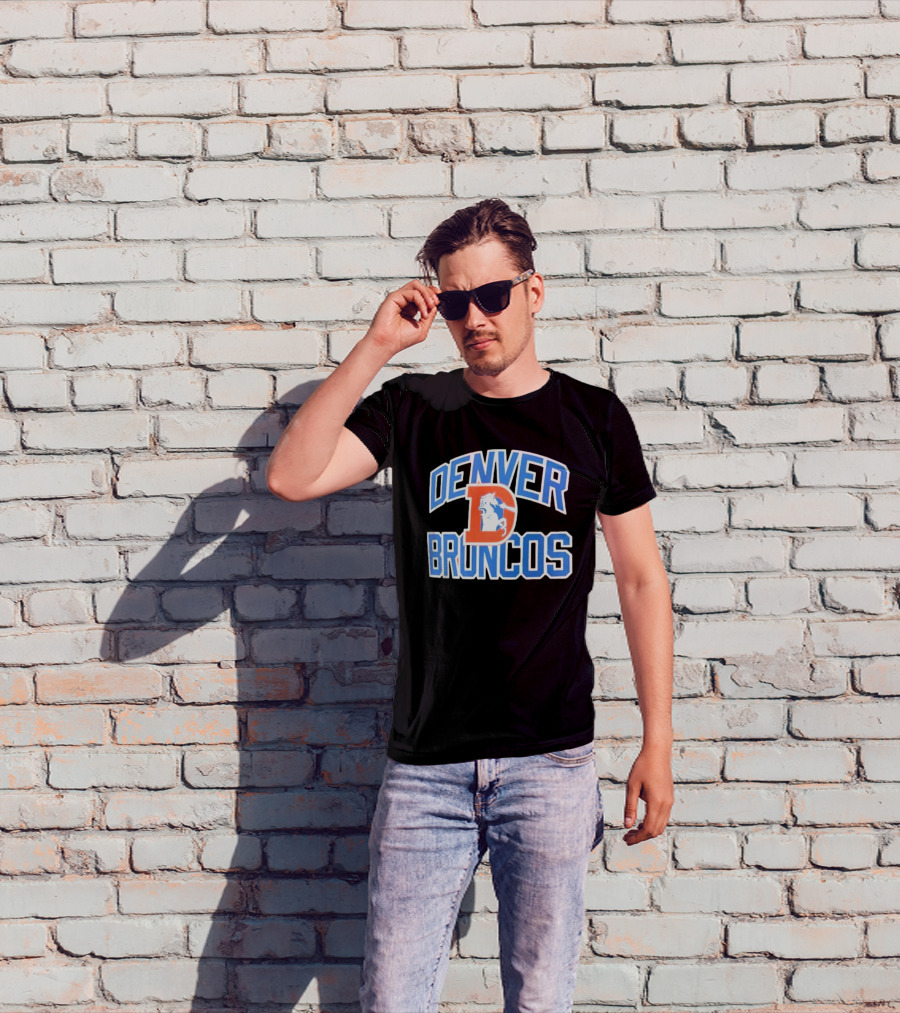 Denver Broncos Retro D Emblem T-Shirt