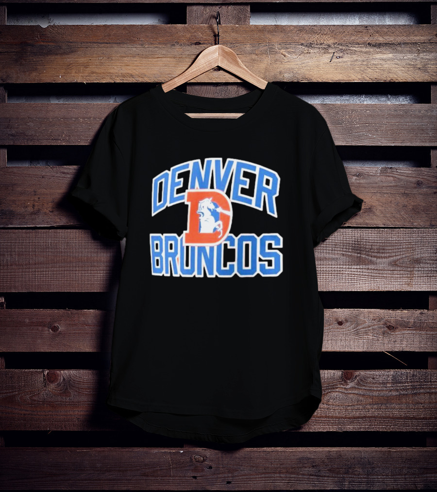 Denver Broncos Retro D Emblem T-Shirt