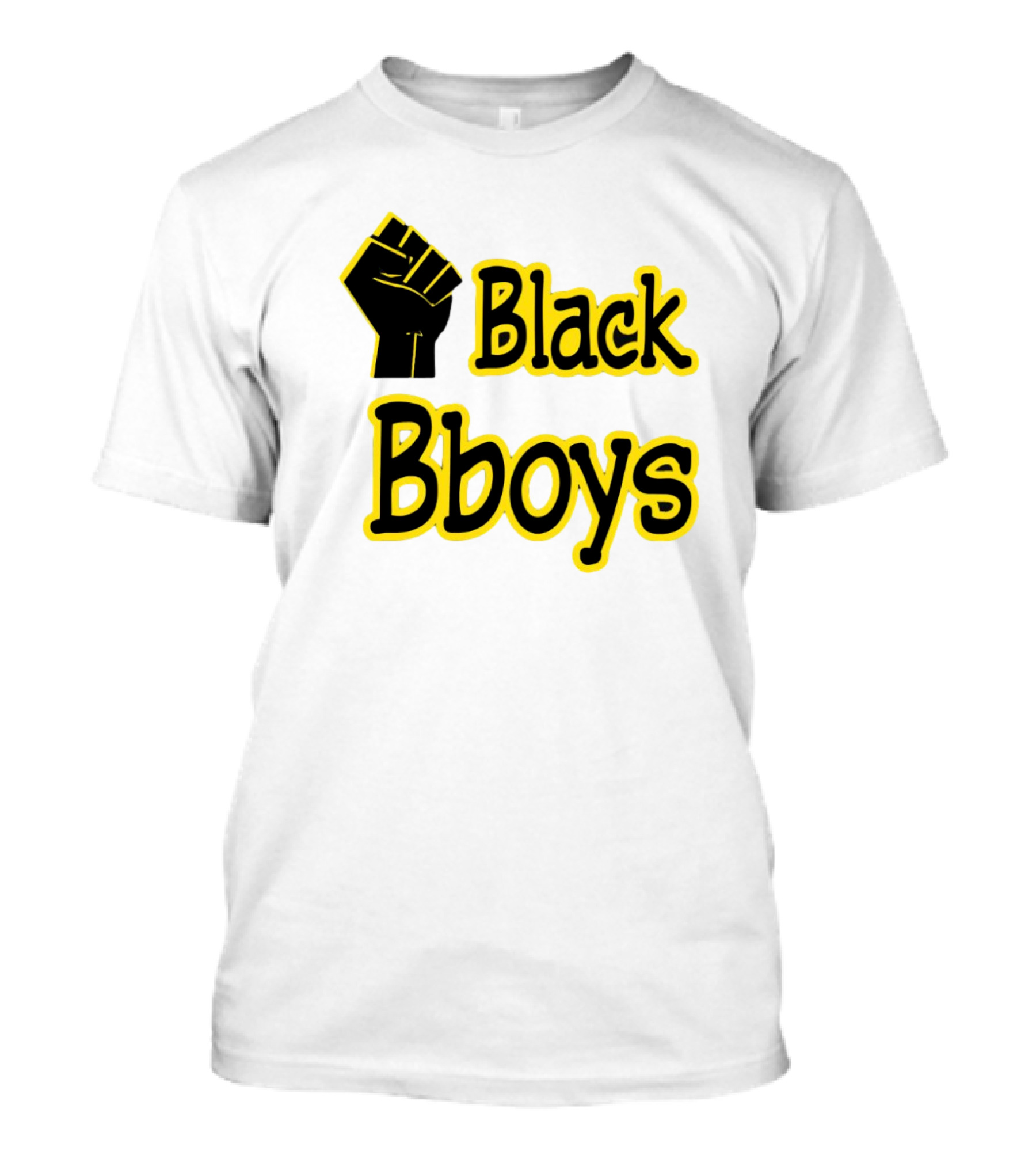 Destroy Quietly Black Bboys Fist T-Shirt