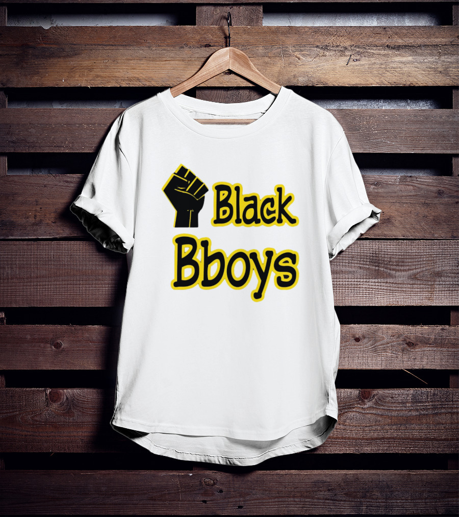Destroy Quietly Black Bboys Fist T-Shirt