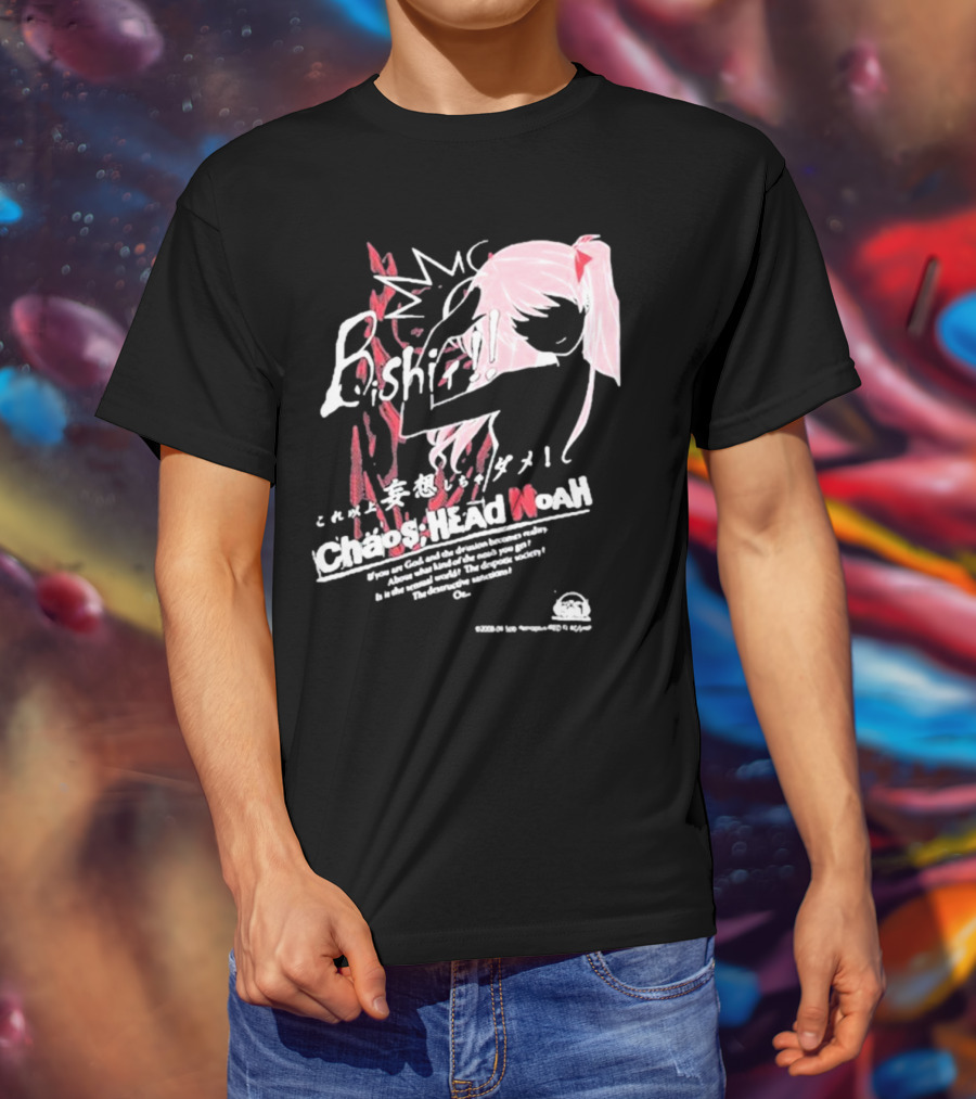 Chaos Head Noah Bishōjo Anime Waifu Manga Styling T-Shirt