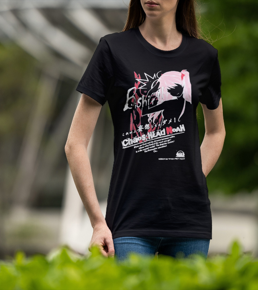 Chaos Head Noah Bishōjo Anime Waifu Manga Styling T-Shirt