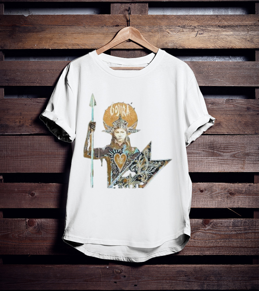 Gojira Fortitude Warrior Album Art Iconic Spear Holder T-Shirt