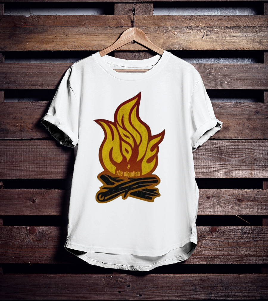 Hootie And The Blowfish Campfire Flame Logs T-Shirt