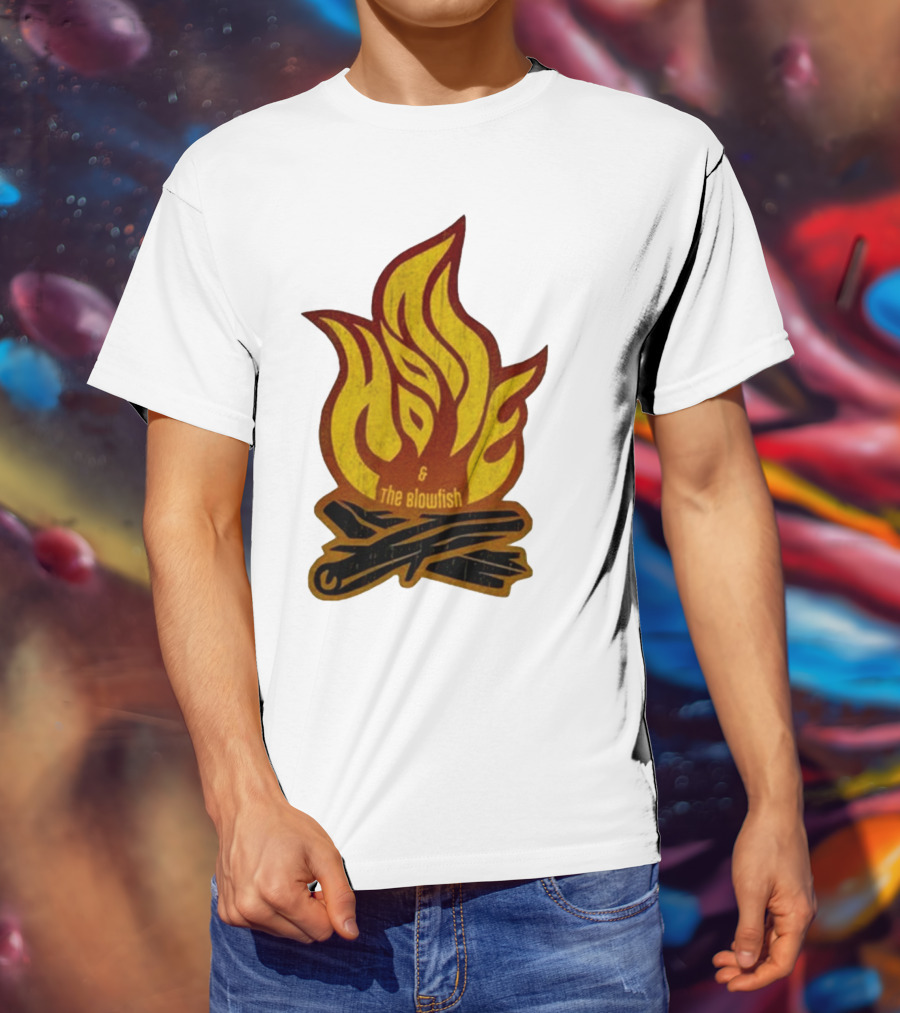 Hootie And The Blowfish Campfire Flame Logs T-Shirt