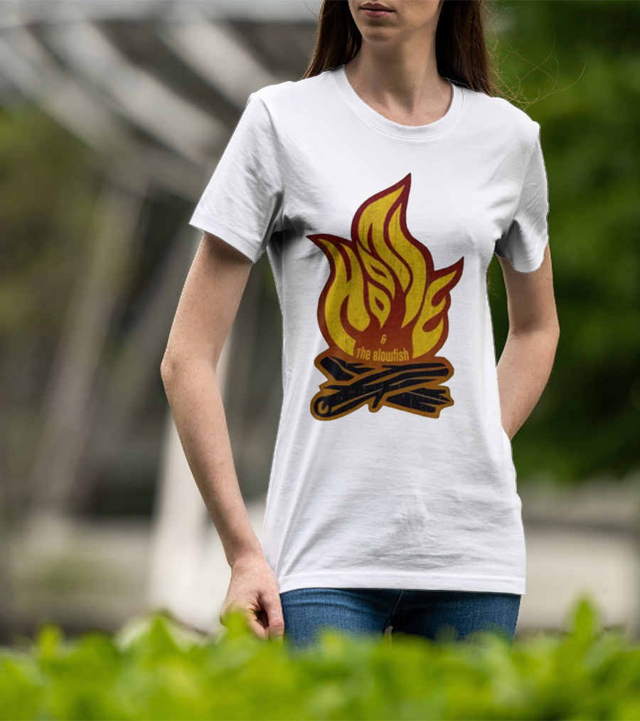 Hootie And The Blowfish Campfire Flame Logs T-Shirt