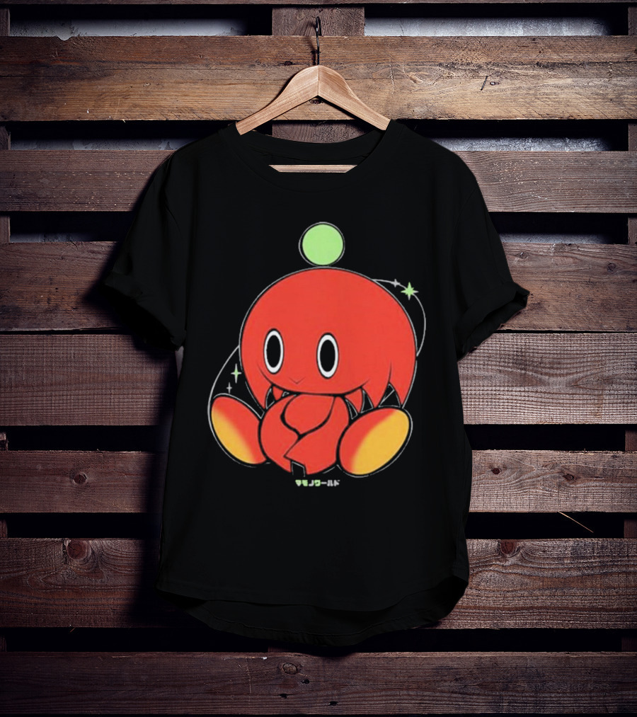 Chuckles Knuckles Chao Red Character With Green Ball T-Shirt