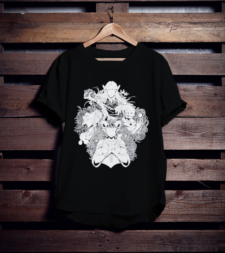 Critical Role Healing Party Characters T-Shirt