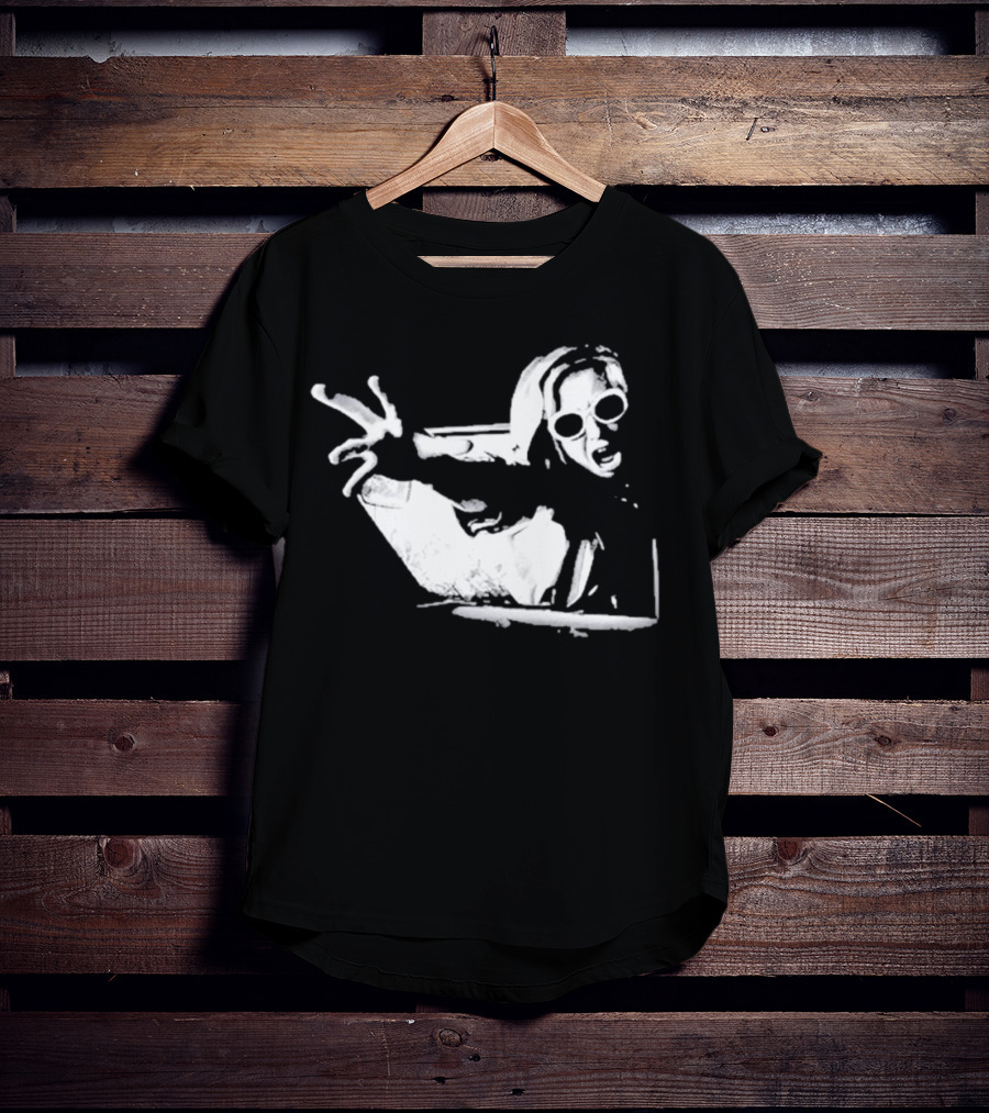 Cuckoo The Hooded Woman Reaching In Sunglasses T-Shirt