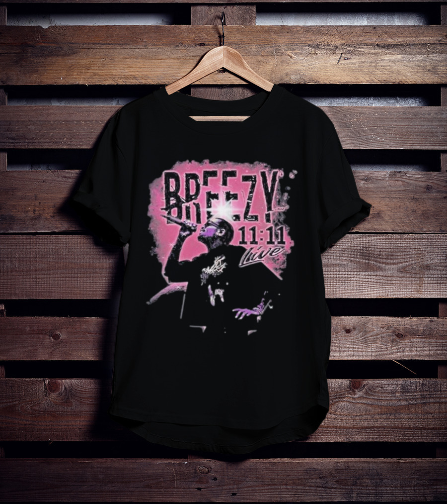 Breezy 11 11 Live Chris Brown T-Shirt
