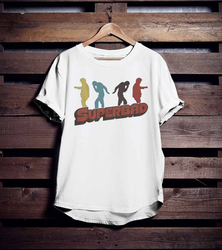 Superbad Silhouette Dance Moves McLovin Movie T-Shirt