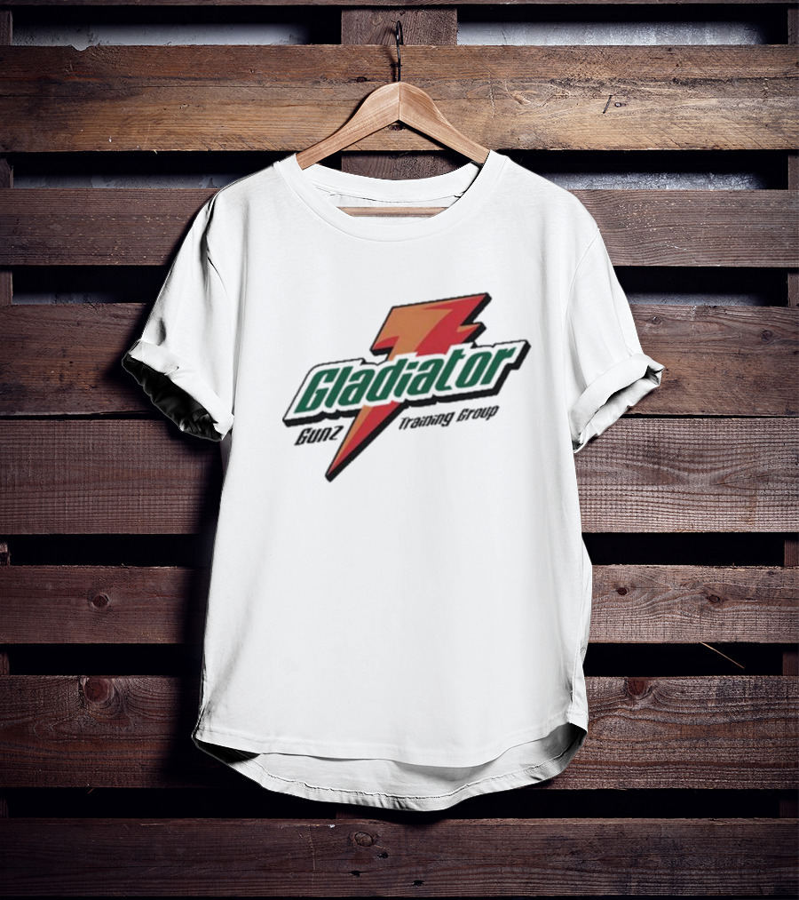 Channingcrowder Gladiator Gunz Training Group Thunderbolt T-Shirt