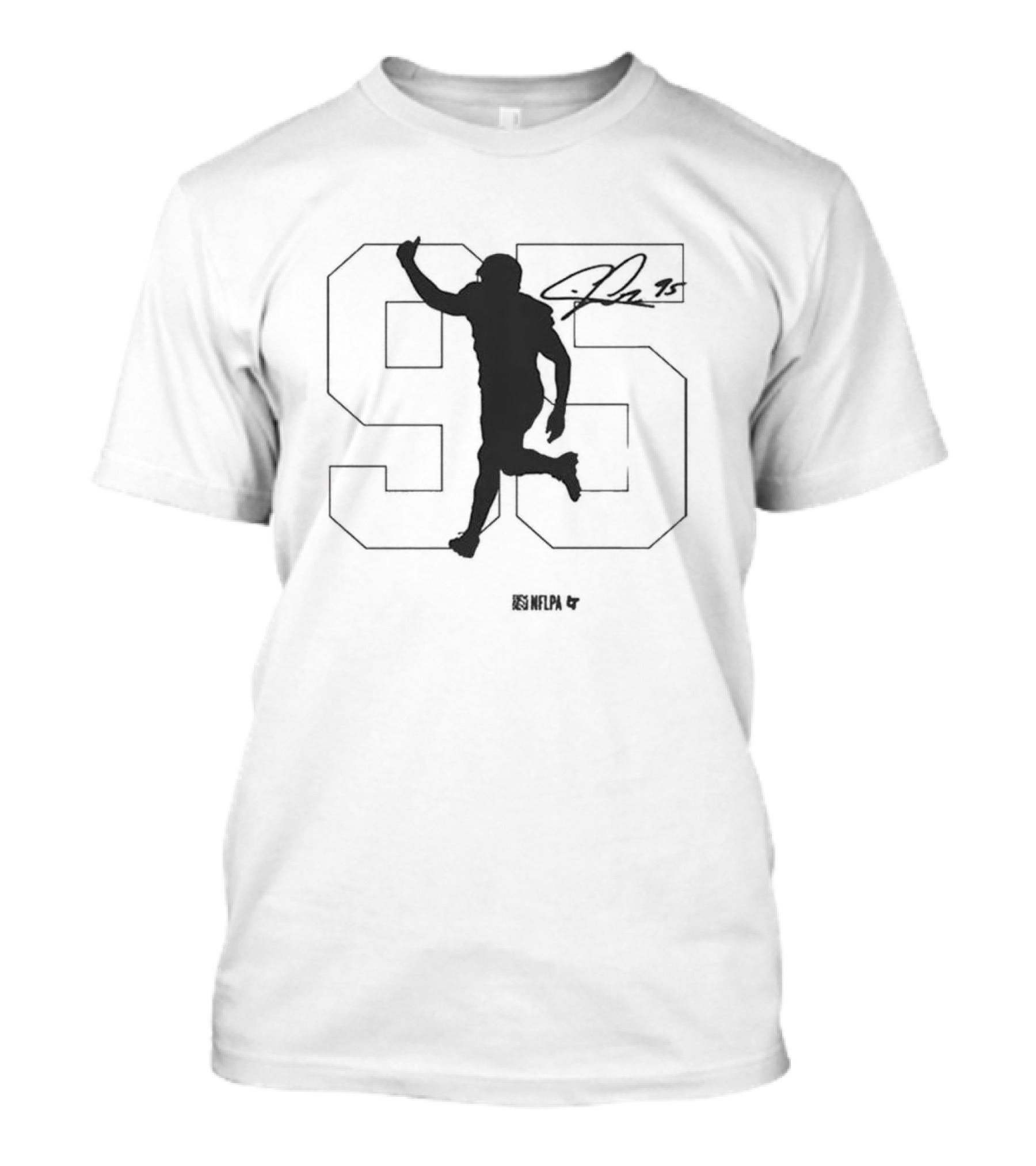 Chris Jones 95 NFLPA Silhouette Signature T-Shirt
