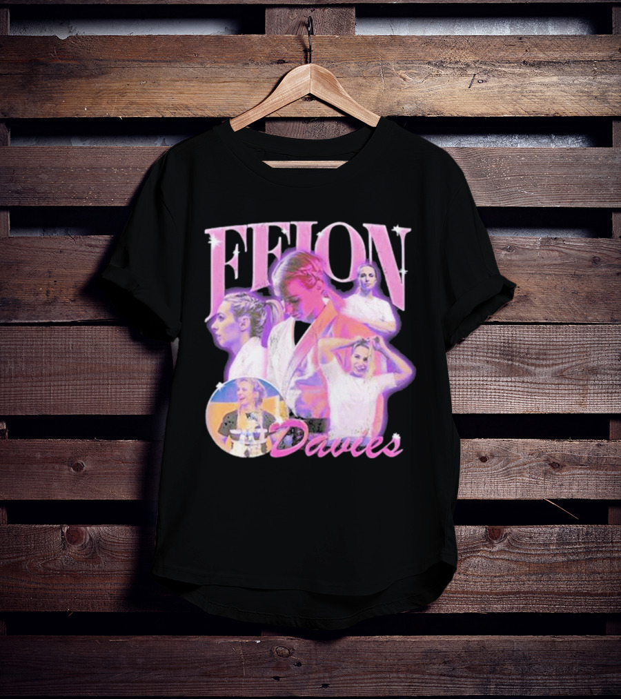 Ffion Davies Vintage Bootleg Pastel Collage T-Shirt