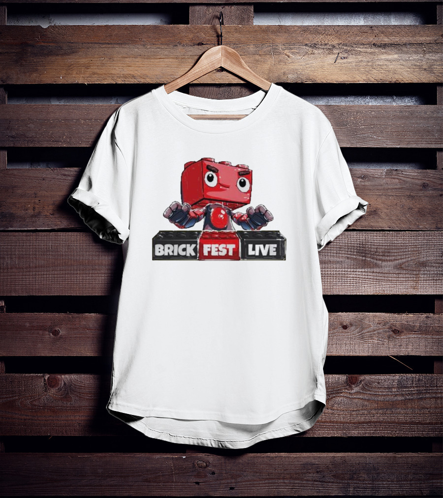 LEGO Brick Fest Live Animated Character Block T-Shirt