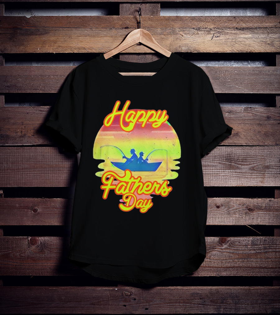 Happy Fathers Day Fishing T-Shirt