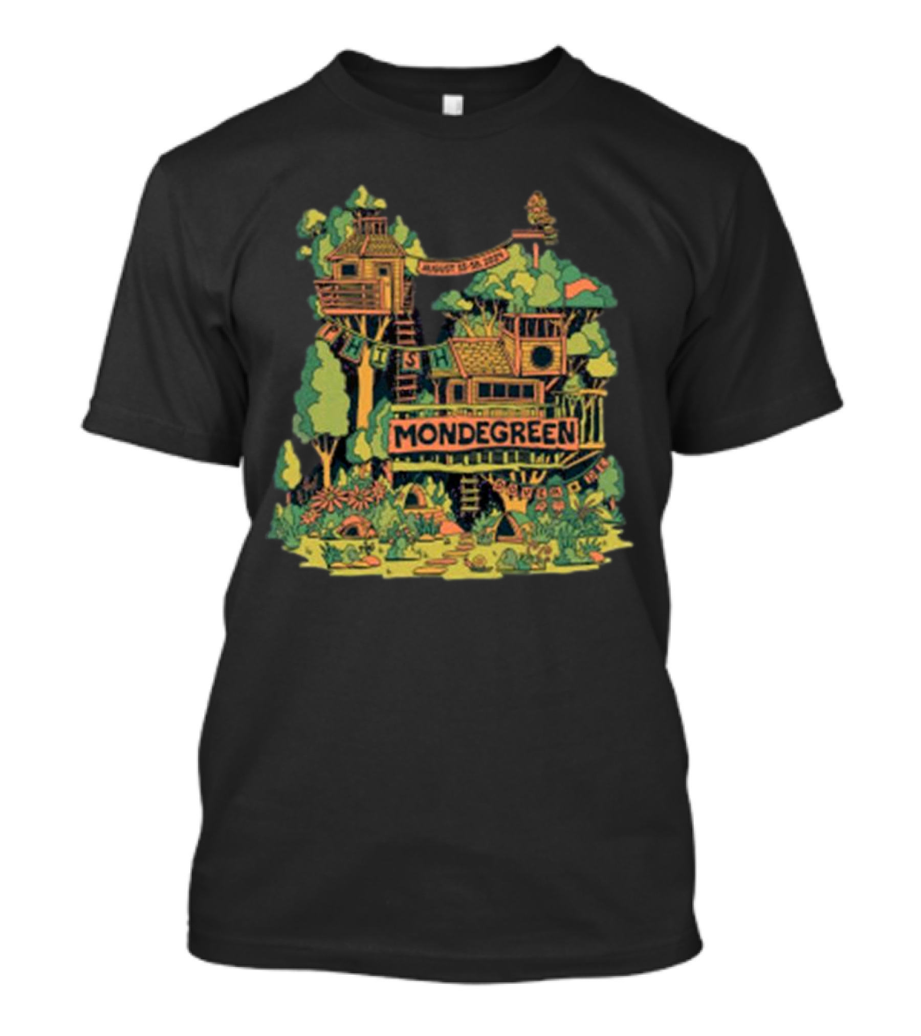 Phish Mondegreen Treehouse August 25 2012 Woodlands Classic T-Shirt