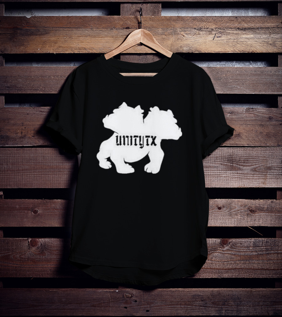 Unitytx Bulldog Silhouette Twins T-Shirt