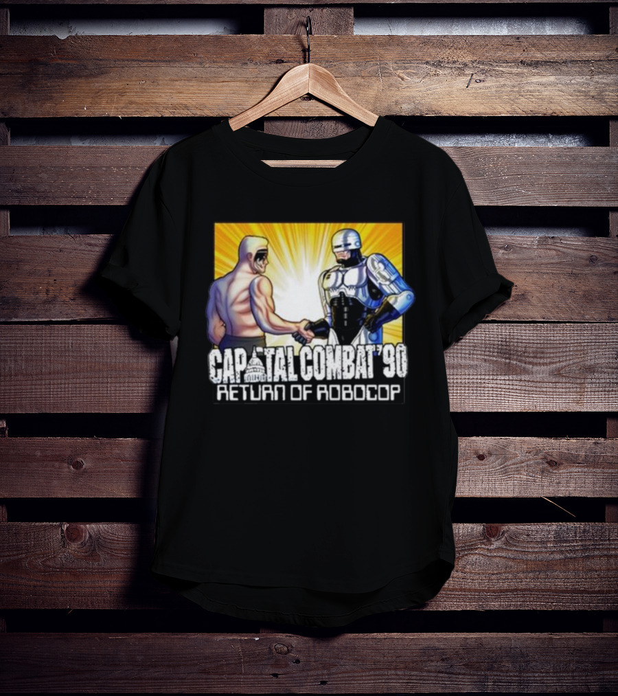 Capital Combat '90 Return Of Robocop Wrestling Encounter T-Shirt