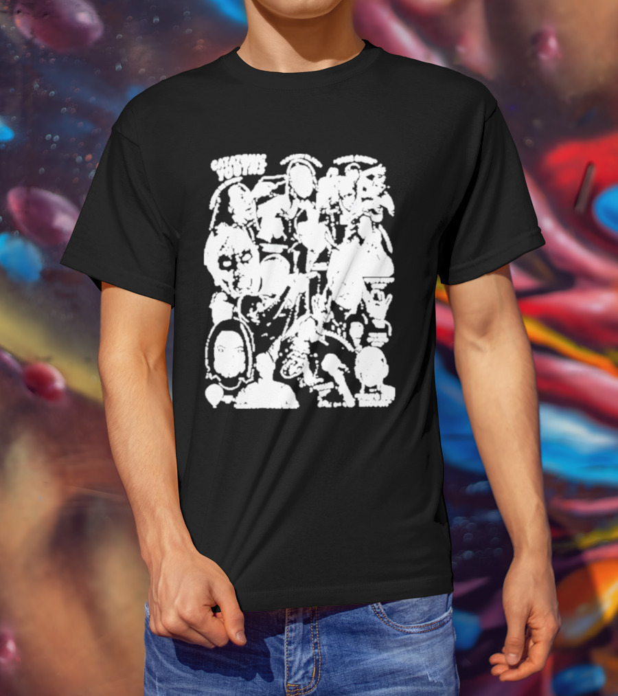 Catatonicyouths Collage Iconic Figures And Symbols T-Shirt