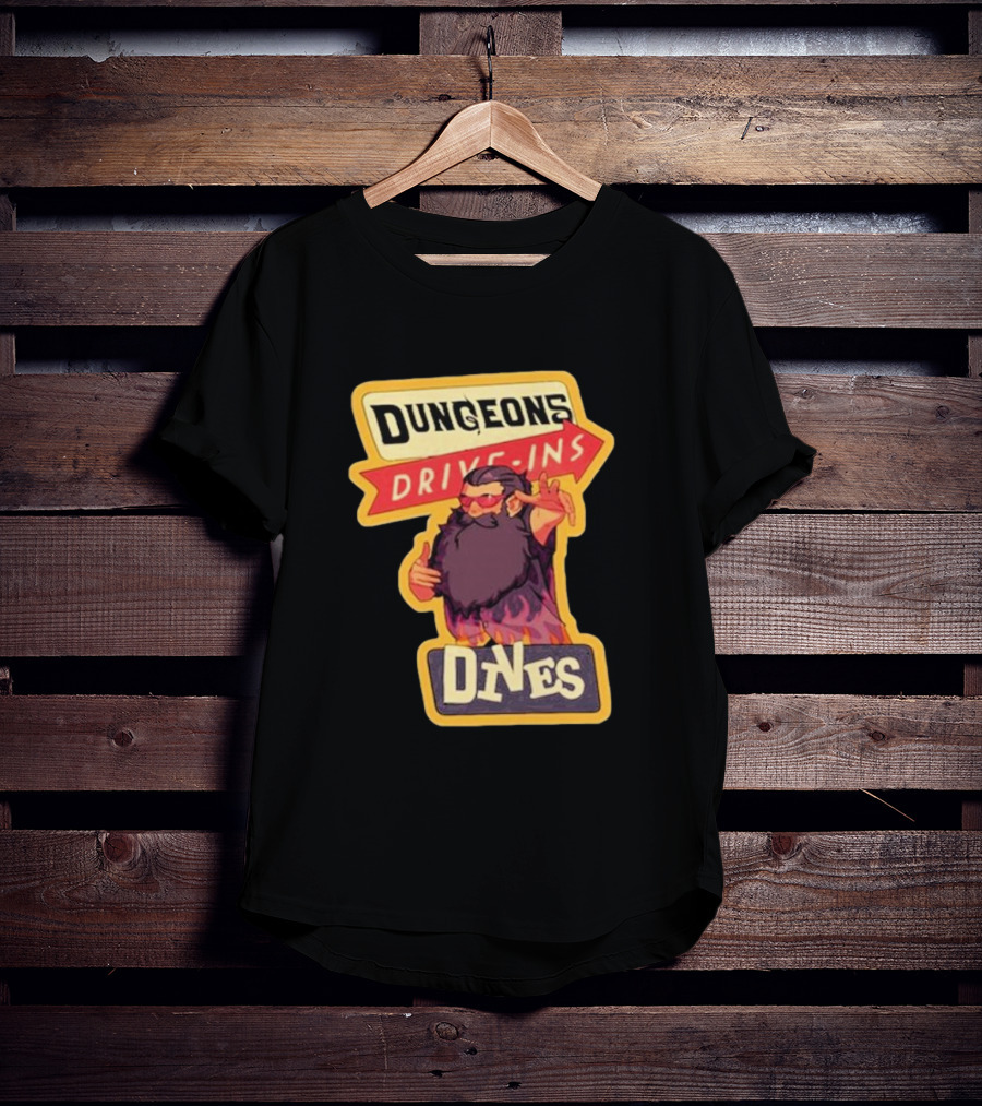 Dungeons Drive-Ins Dives Catskullery Senshi T-Shirt