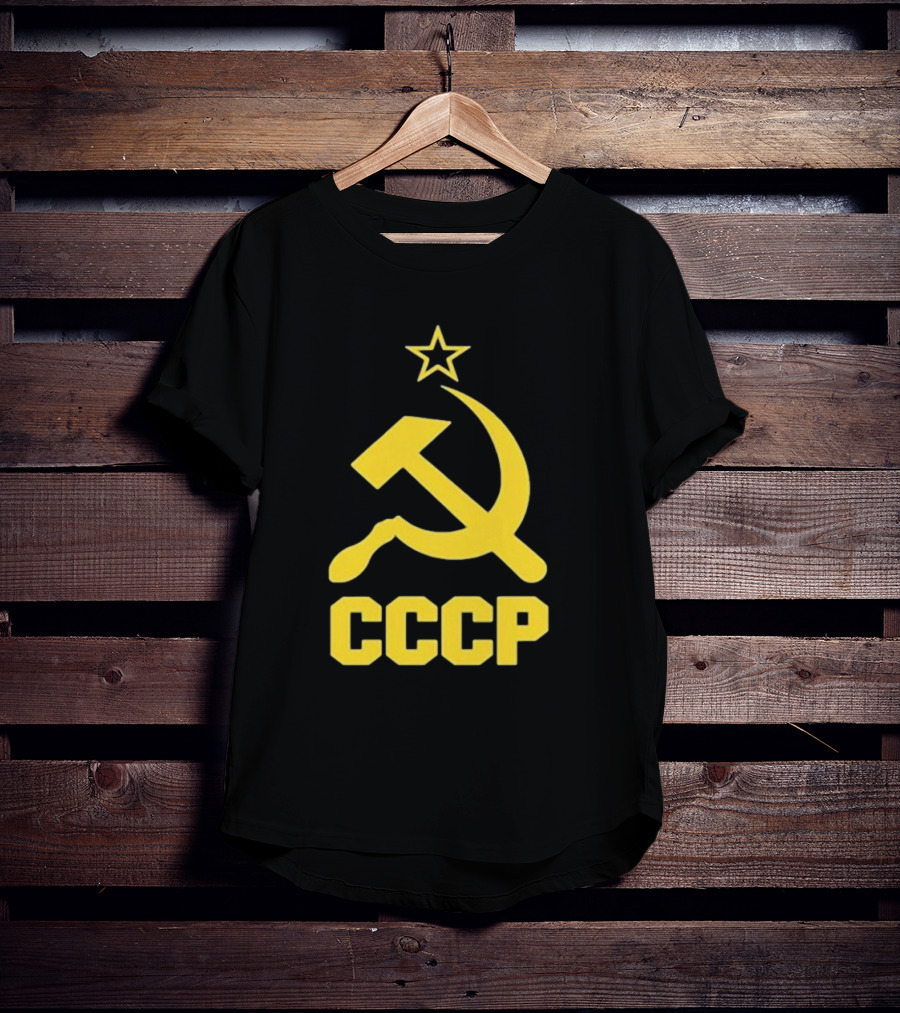 CCCP Hammer And Sickle Star Soviet T-Shirt