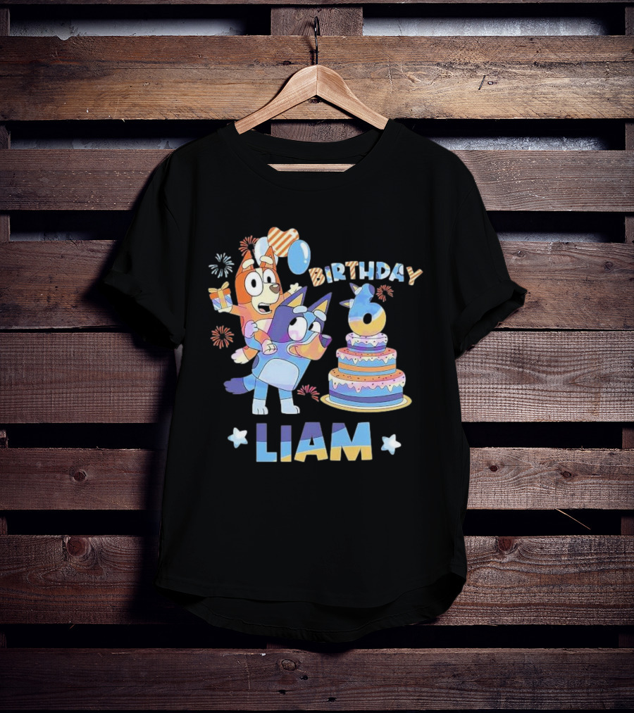 Birthday 6 Liam Funny It's My Birthday T-Shirt