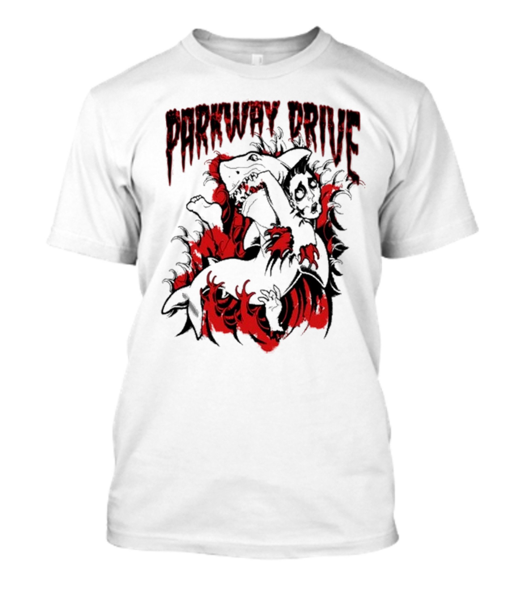 Parkway Drive Blood In The Water Shark Attack T-Shirt