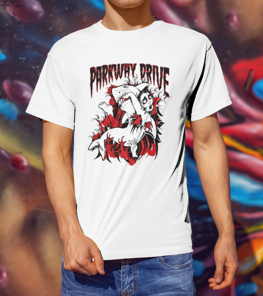 Parkway Drive Blood In The Water Shark Attack T-Shirt