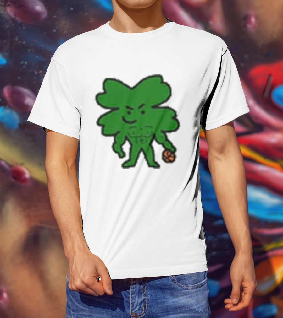 Boston Buff NBA Shamrock Basketball Player T-Shirt