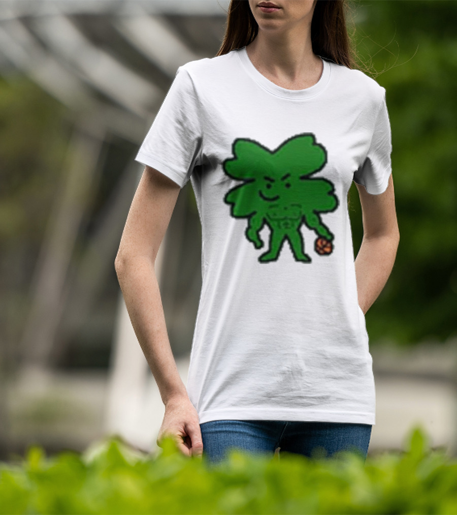Boston Buff NBA Shamrock Basketball Player T-Shirt
