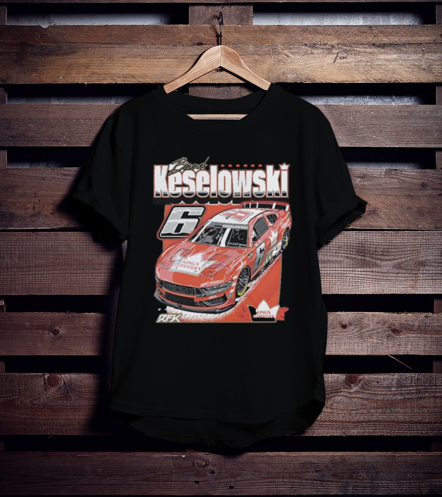 Brad Keselowski King's Hawaiian RFK Racing Car Number 6 T-Shirt
