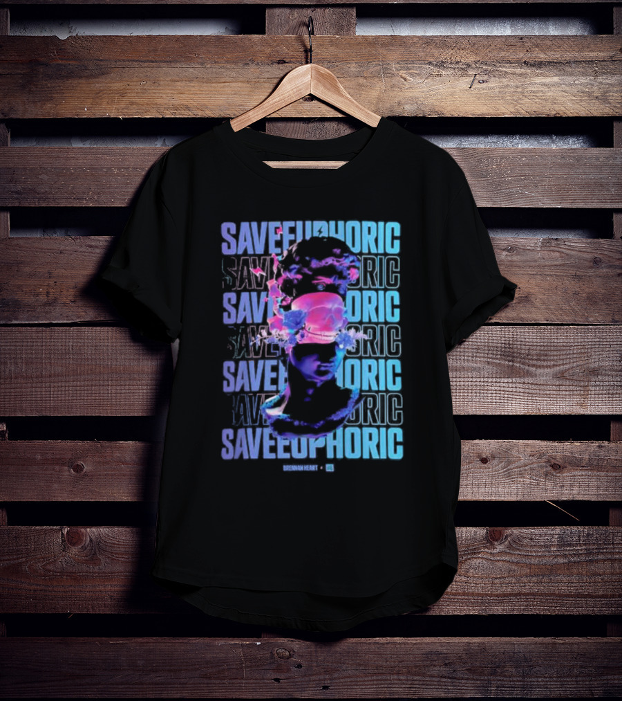 Brennan Heart Save Euphoric Multilayered Neon T-Shirt