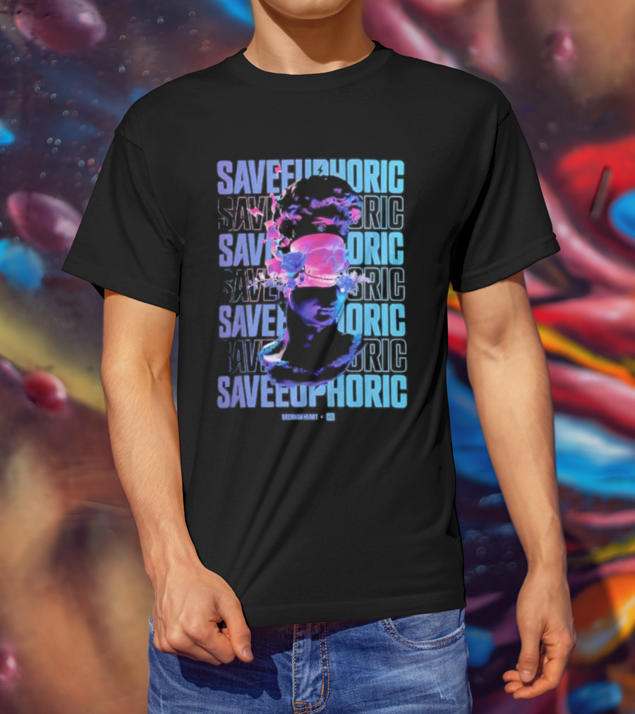 Brennan Heart Save Euphoric Multilayered Neon T-Shirt
