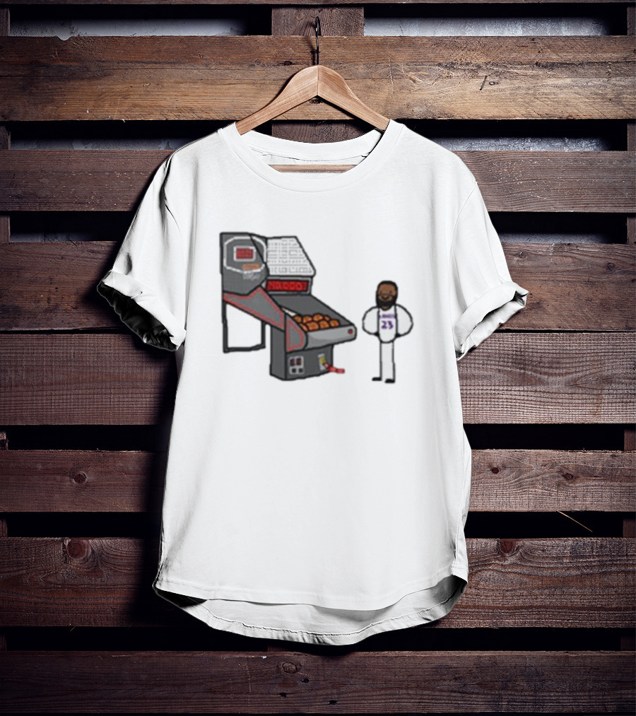 Bron 40k NBA Basketball Shooting Machine 23 T-Shirt