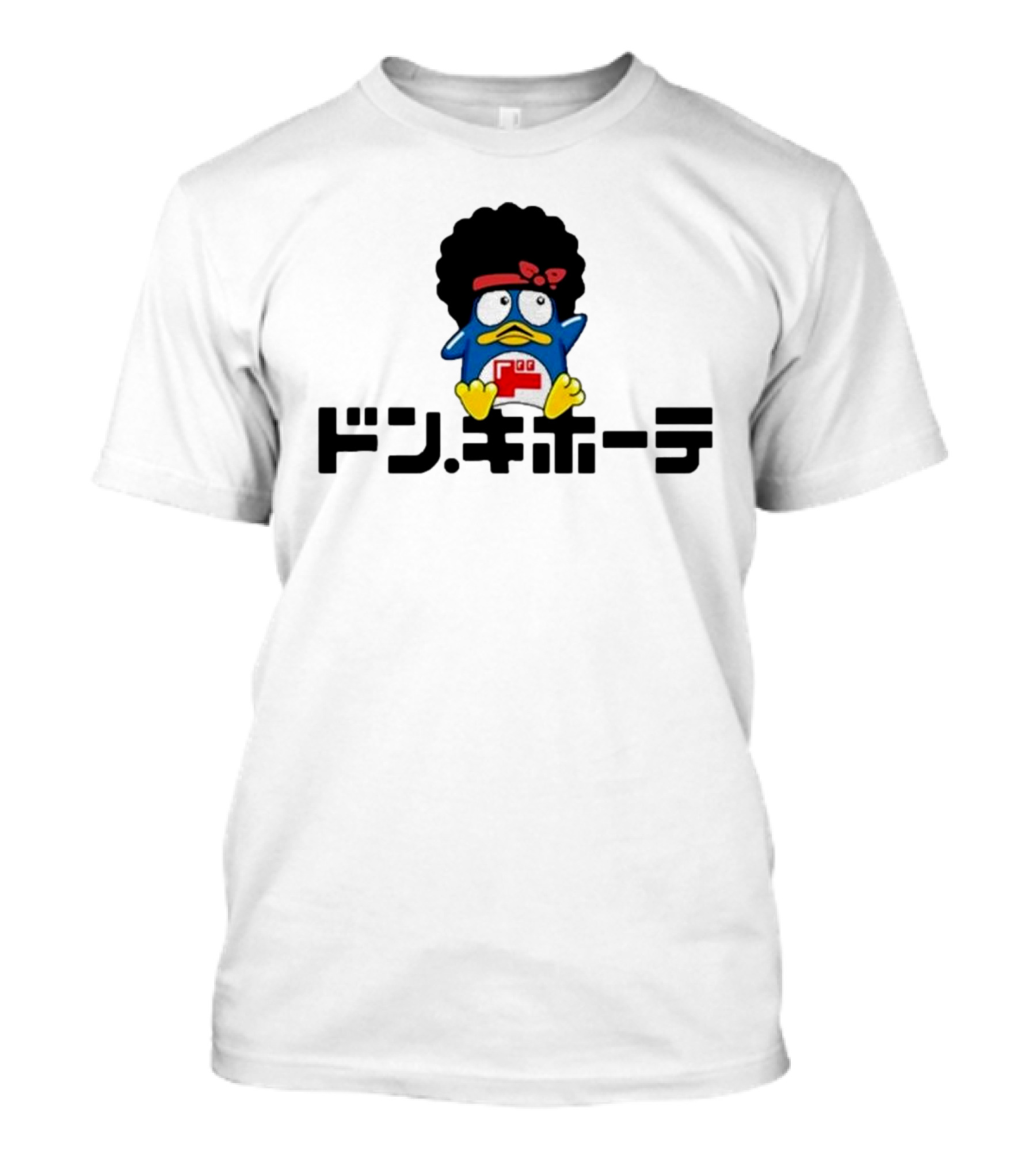 Bruno Mars Don Quijote Afro Penguin Tokyo Japan Collaboration T-Shirt