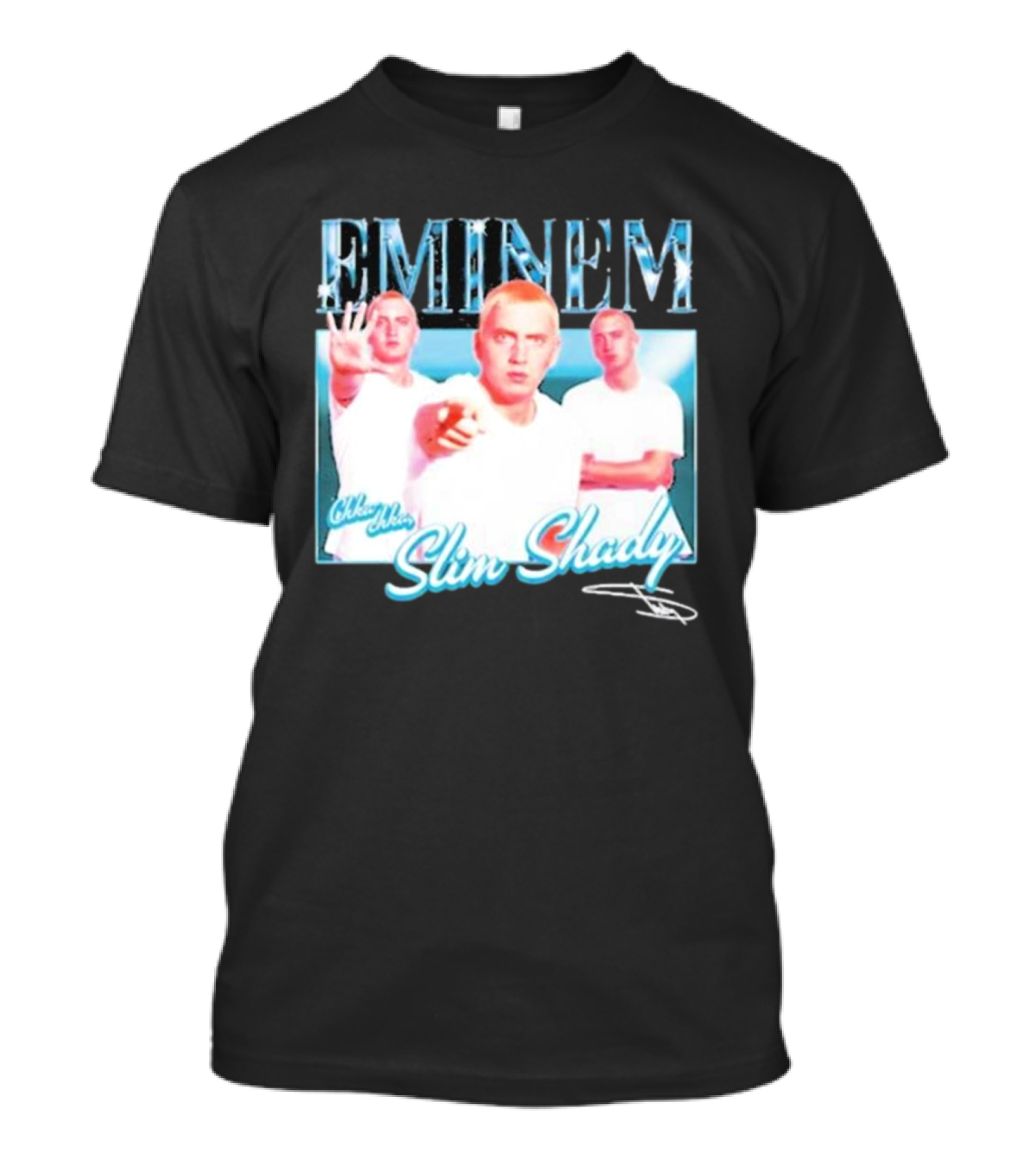 Eminem Eminem Chka Chka Slim Shady Trio Image T-Shirt