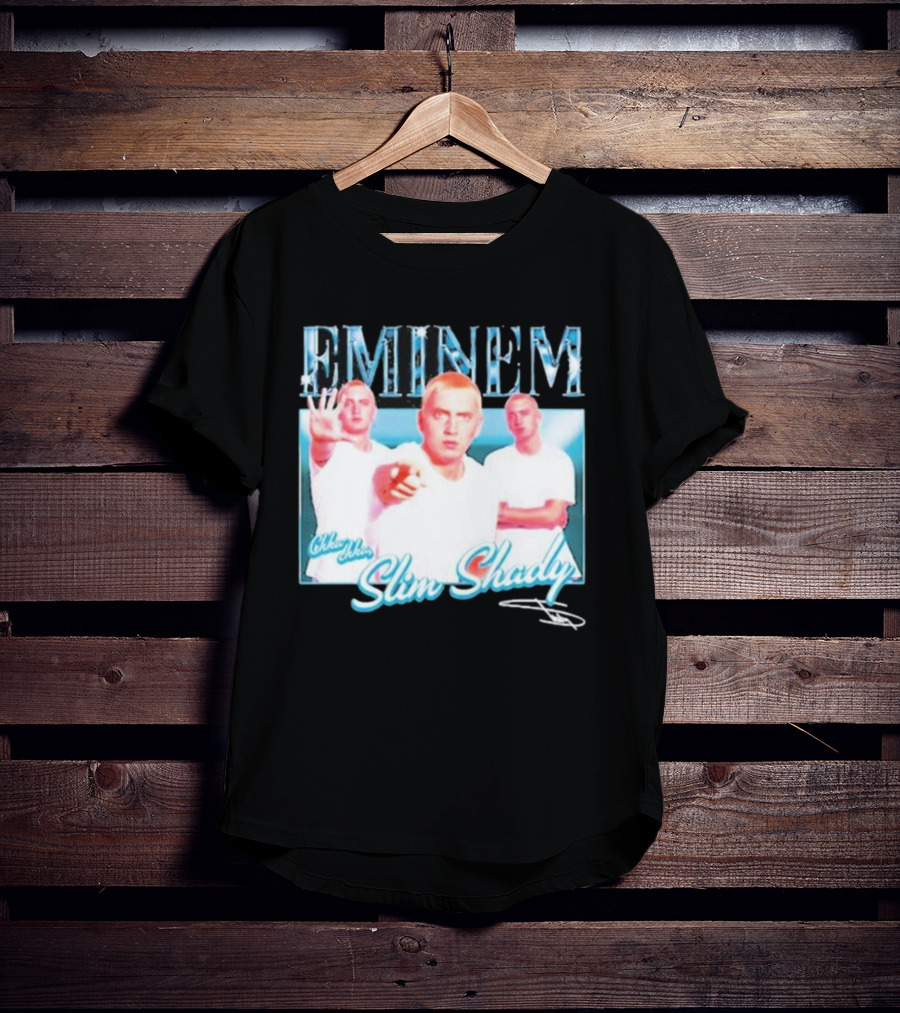 Eminem Eminem Chka Chka Slim Shady Trio Image T-Shirt