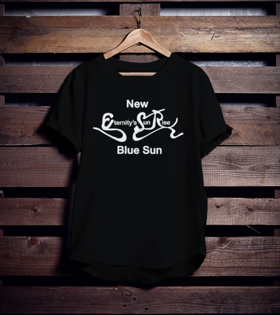 New Eternity's Sunrise Blue Sun T-Shirt