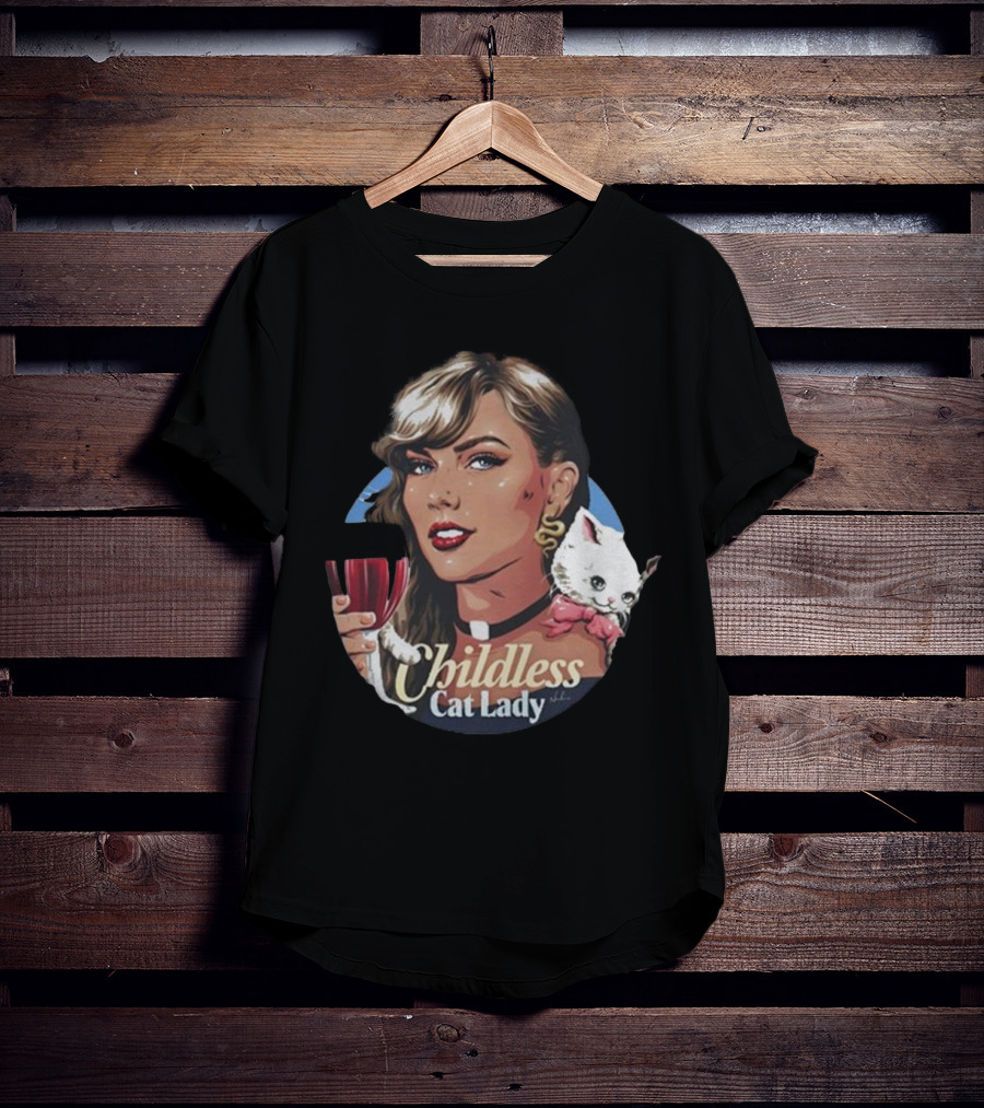 Jd Vance’s Worst Fear Childless Cat Lady Wine Glass T-Shirt