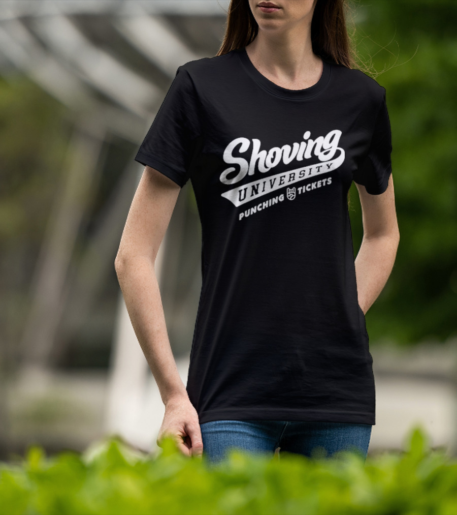 Paul Skenes Shoving University Punching Tickets T-Shirt