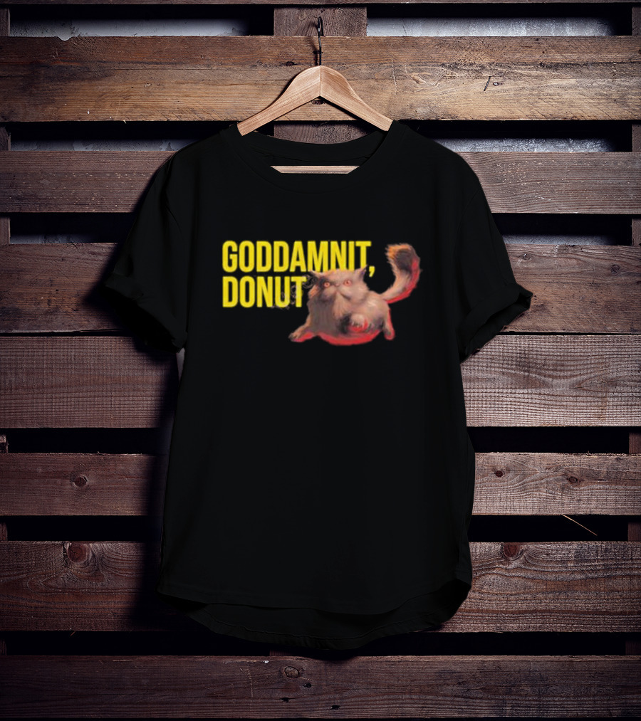 Goddamnit Donut Dungeon Crawler Carl Cat T-Shirt