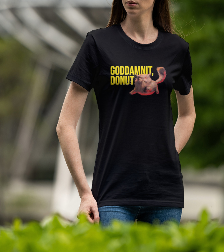 Goddamnit Donut Dungeon Crawler Carl Cat T-Shirt